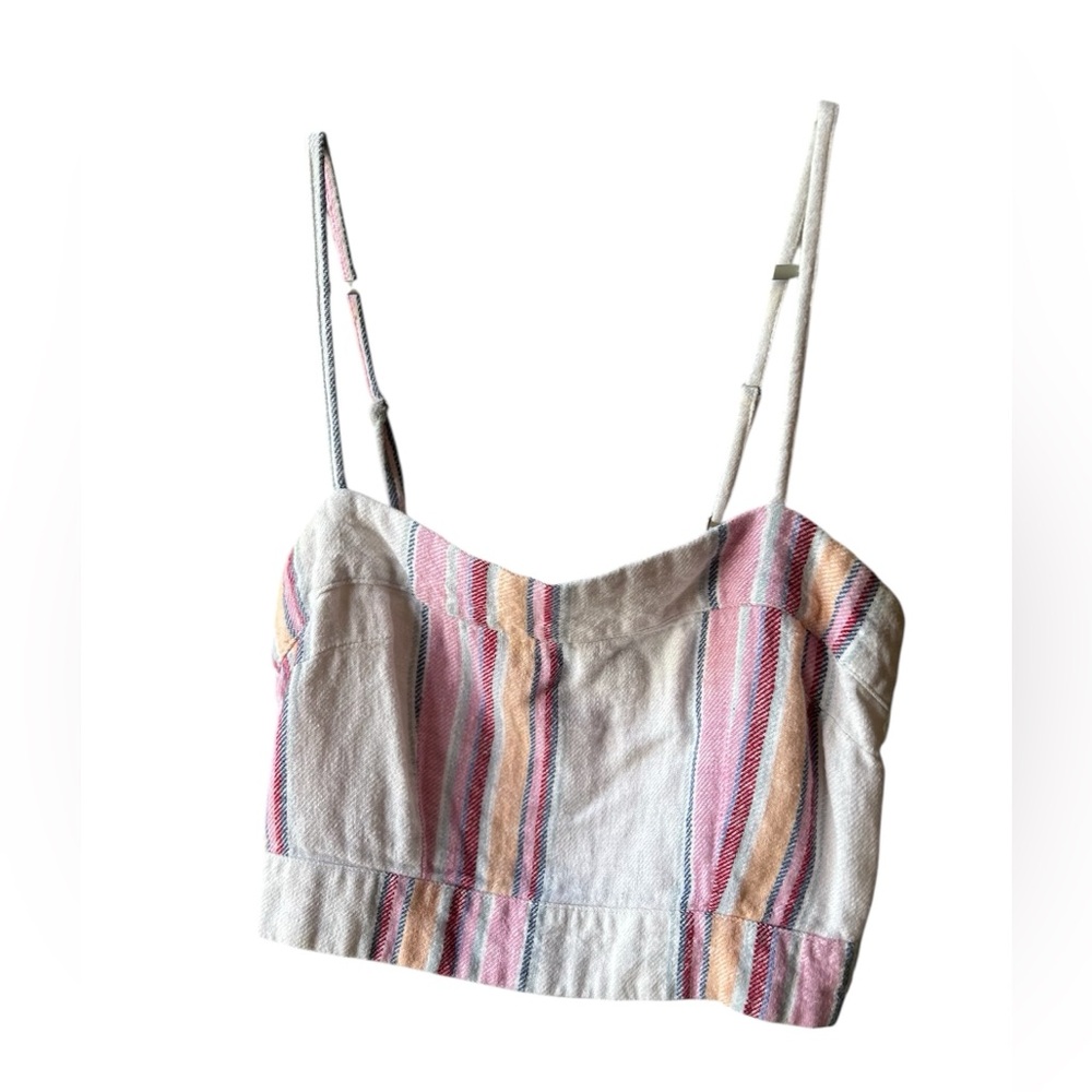 Forever 21 Striped Multicolor Women's Crop Top